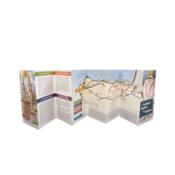 miniatura Mapa desplegado credencial filatélica del peregrino