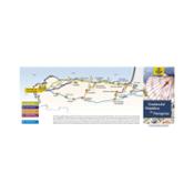 miniatura Mapa credencial filatélica del peregrino