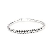 miniatura Pulsera hombre Hades de plata