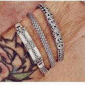 miniatura Pulsera hombre Orion de plata 2