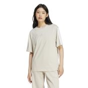 miniatura Imagen CAMISETA ADIDAS 3 BANDAS SJ BJ BEIGE JE1219 MUJER