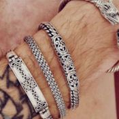 miniatura Pulsera hombre Morfeo de plata 2