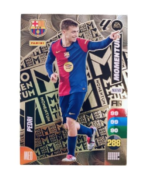 Pedri New Momentum Actualización Adrenalyn XL 2024 2025 24 25 Panini