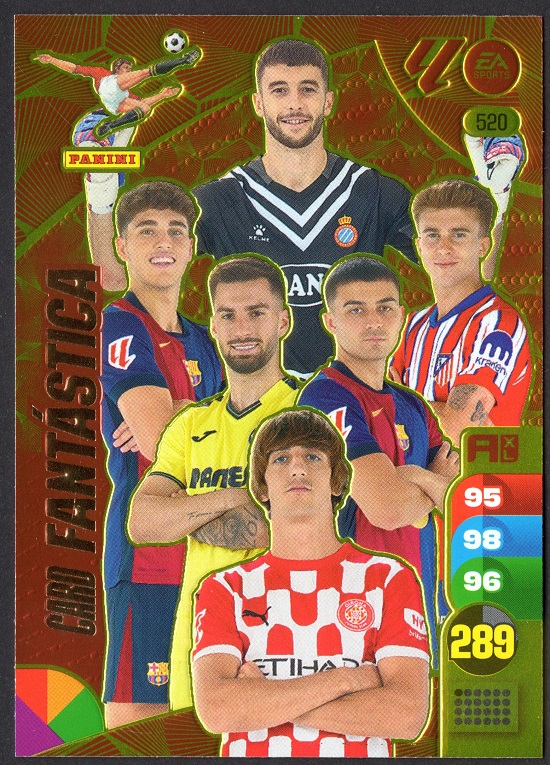 Card Fantástica - Fantástica cromo 520 nuevo Adrenalyn XL 2024 2025 La liga 24/25 Actualización