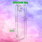 miniatura Carcasa transparente iPhone 16e 1,5mm 2