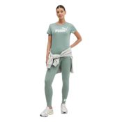 miniatura Imagen CAMISETA PUMA ESSENTIALS Nº 1 LOGO TEE VERDE 682371-30 CASUAL MUJER