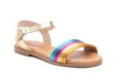 miniatura Sandalias Mujer Piel Platino Metal Multi Tallas 35 a la 41