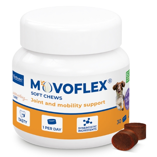Virbac Movoflex Soft Chews para Perros Medianos 15-35 Kg 30 Comprimidos