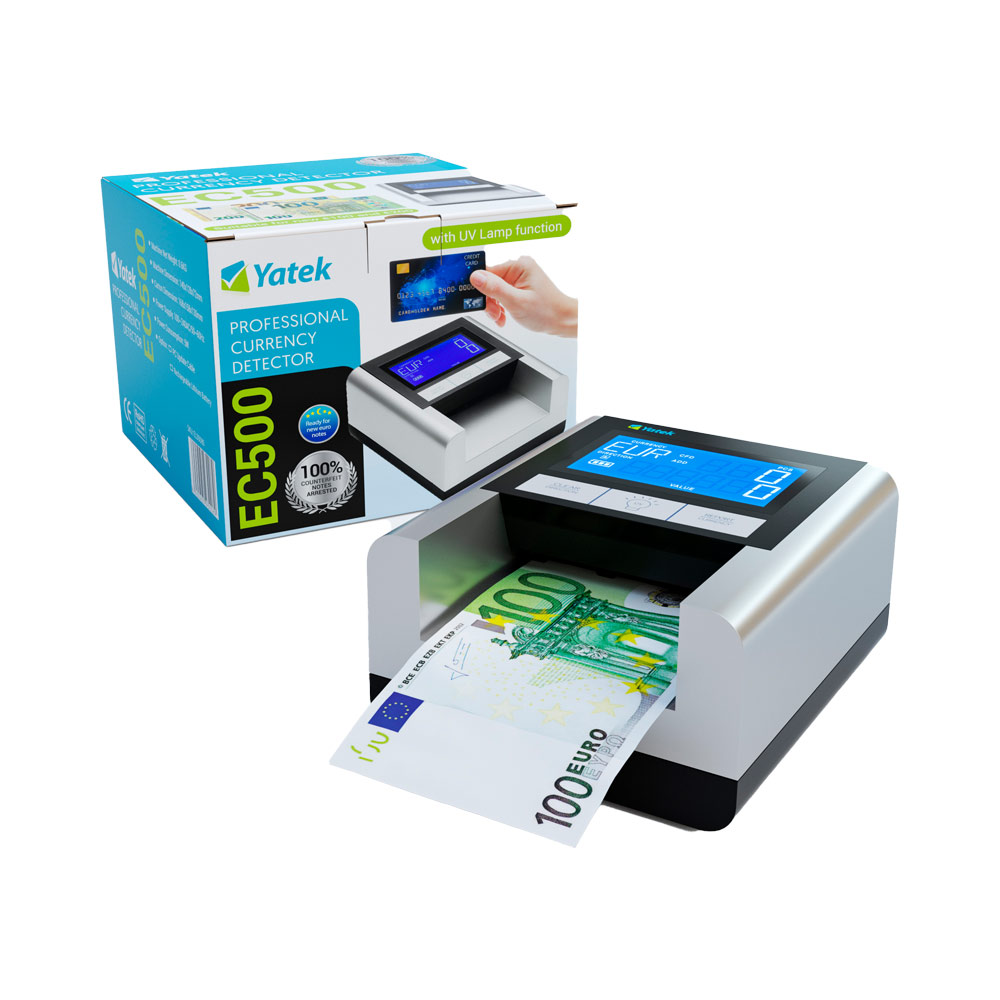 Detector de billetes falsos Yatek EC500