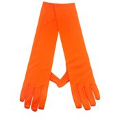 miniatura Guantes Largos color Neón Naranja 1