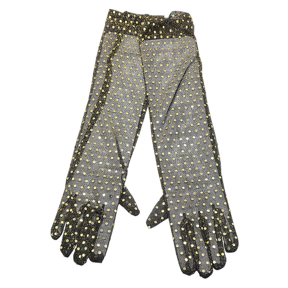 Guantes largos lentejuelas