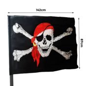 miniatura Bandera Pirata.  