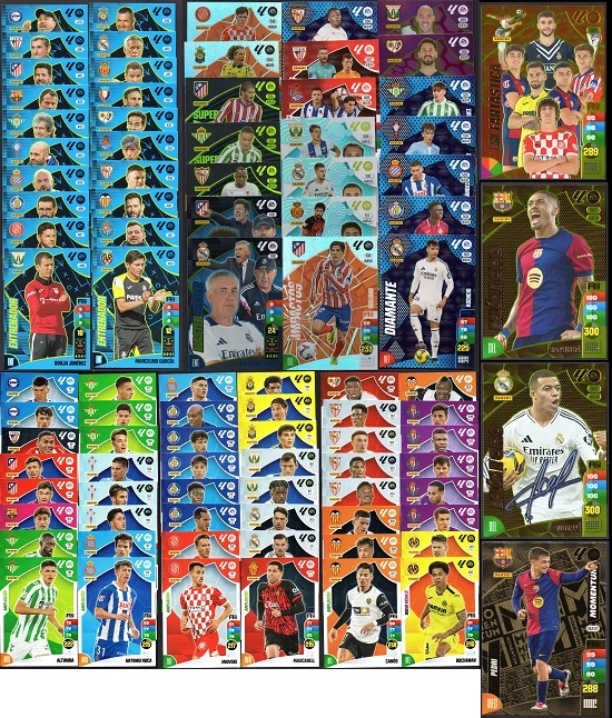 Actualización completa 93 cromos 2024-25 Panini Adrenalyn XL La Liga 24/25 1