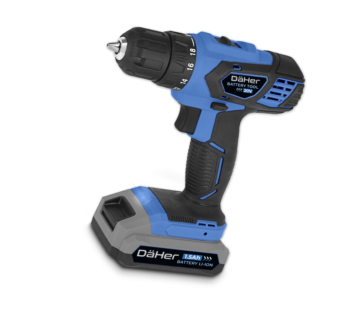 Taladro atornillador 20V Carga rápida Batería 1500mAh