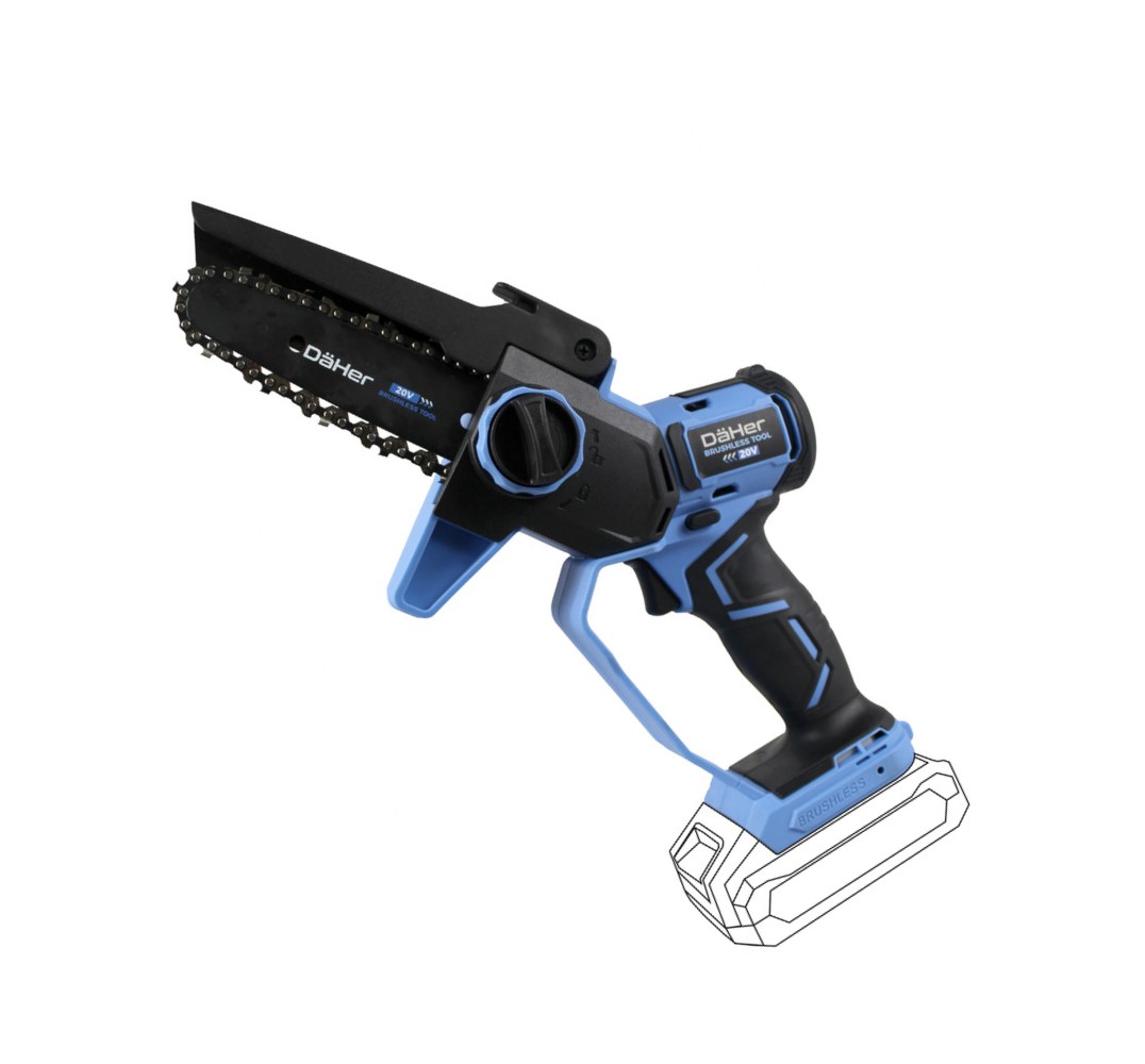 Sierra de Poda portátil Brushless 20V con batería