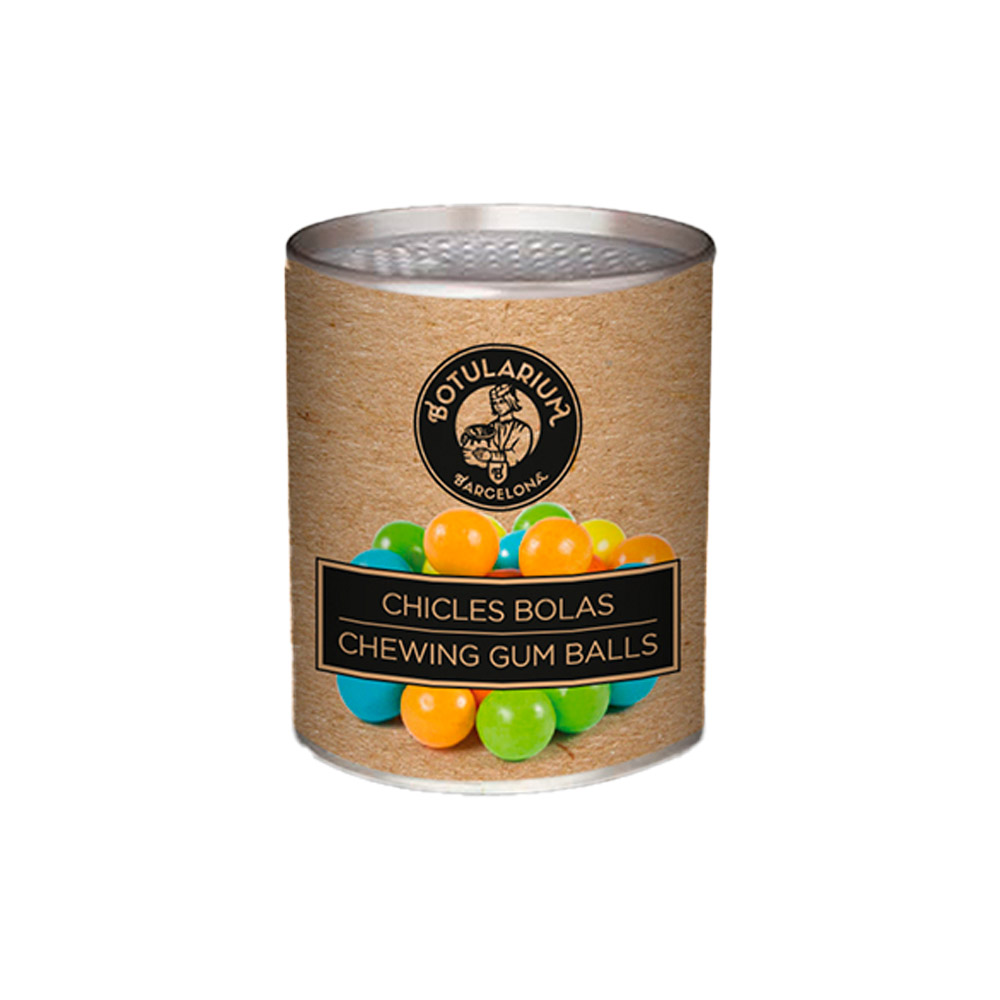 Chicles bolas Botularium - Pack de 10 latitas minibar
