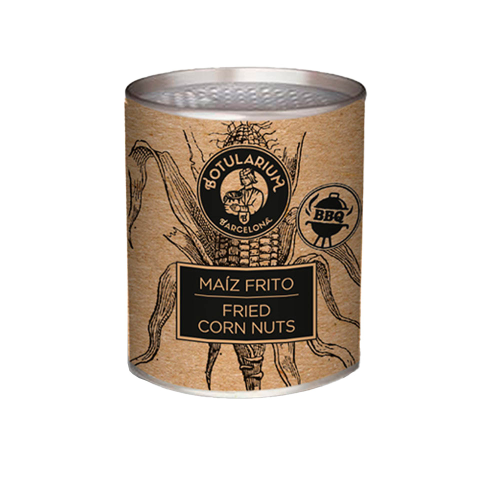 Botularium Maíz frito BBQ. Pack de 10 latitas minibar