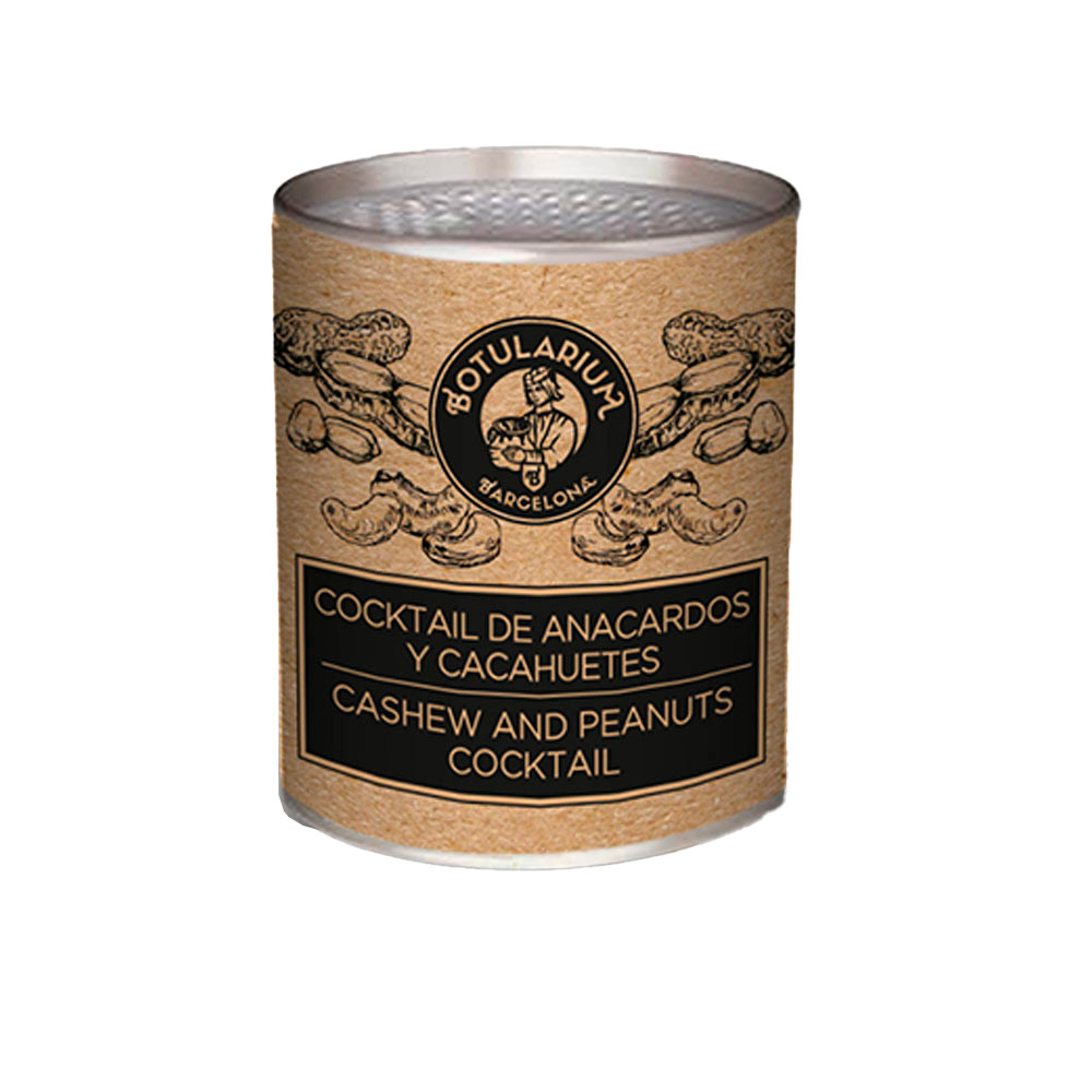 Cocktail de anacardos y cacahuetes. Pack de 10 latitas minibar