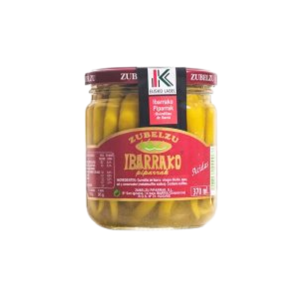 Pack Guindillas de Ibarra B370 con Eusko Label “Zubelzu Piparrak” 3 x 370 g