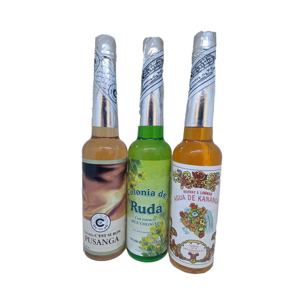 Agua de Florida Ruda, Pusanga & Kananga - Lote 3 x 221 ml