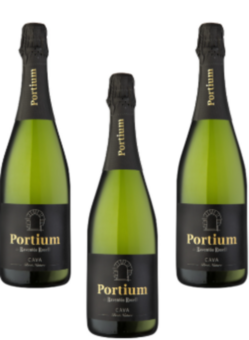 Portium Cava Brut Nature Pack 3 botellas 750ml