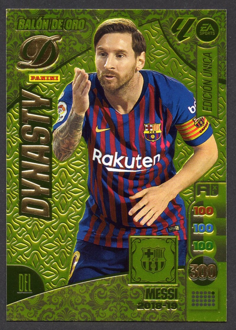 Lionel Messi Balon de Oro Dynasty 2024-25 cromo Panini Adrenalyn XL La Liga 24/25 - Messi 2018-19