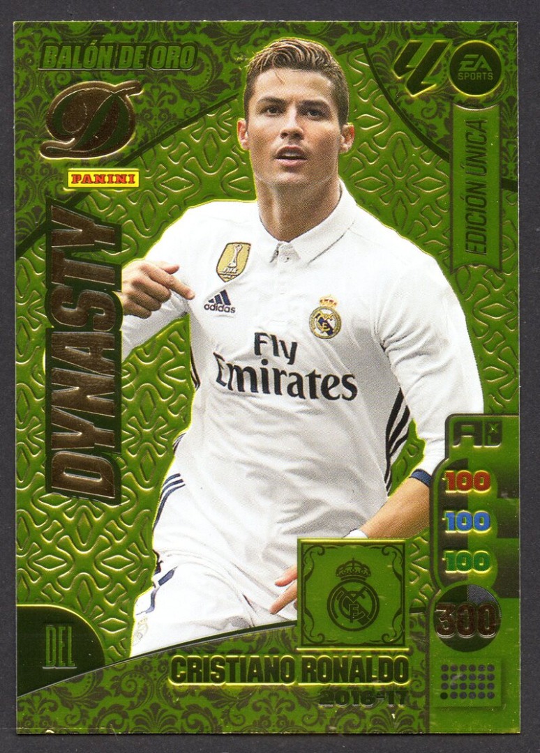 Cristiano Ronaldo Balon de Oro Dynasty 2024-25 cromo Panini Adrenalyn XL La Liga 24/25 - Cristiano Ronaldo 2016-2017