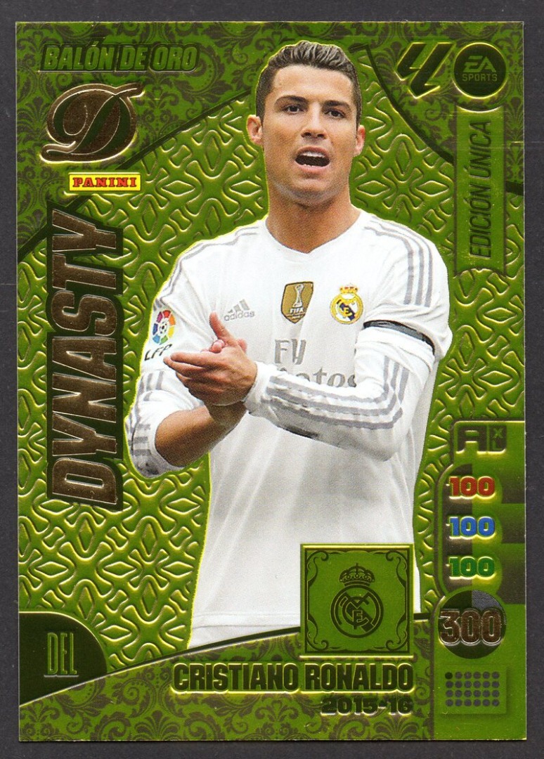 Cristiano Ronaldo Balon de Oro Dynasty 2024-25 cromo Panini Adrenalyn XL La Liga 24/25 - Cristiano Ronaldo 2015-16