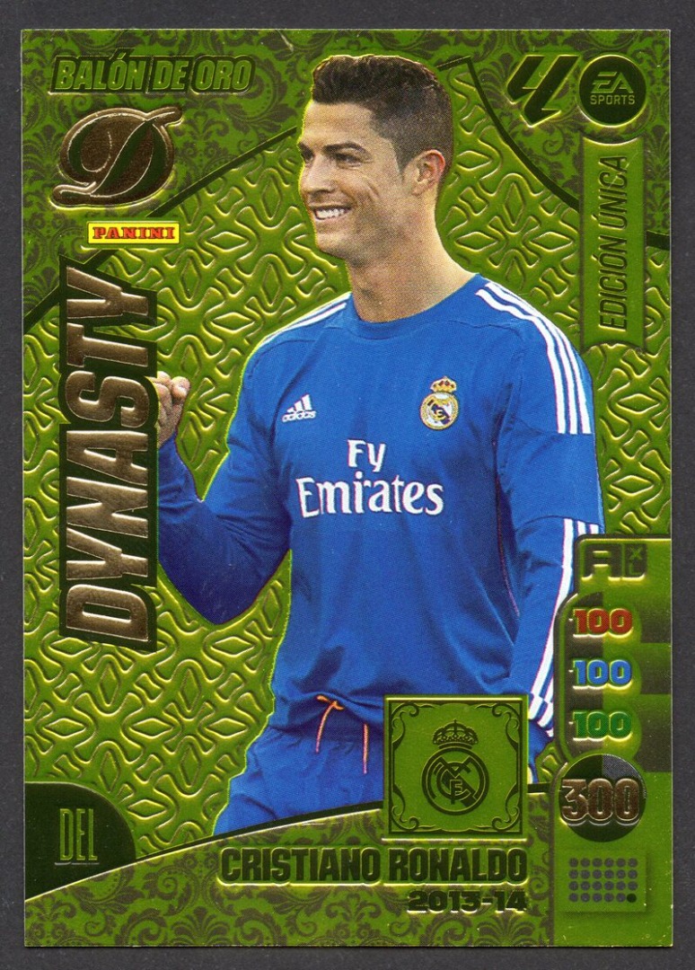 Cristiano Ronaldo Balon de Oro Dynasty 2024-25 cromo Panini Adrenalyn XL La Liga 24/25 - Cristiano Ronaldo 2013-14