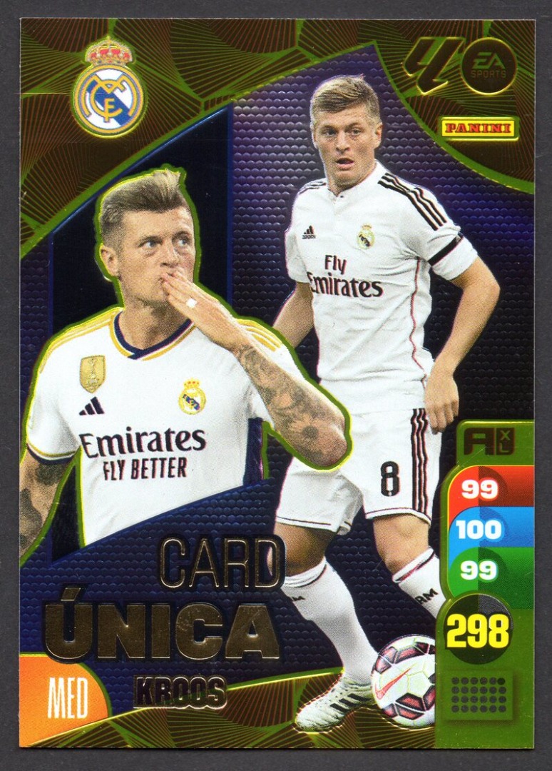 Toni Kroos Card Unica Real Madrid 2024-25 cromo Panini Adrenalyn XL La Liga 24/25