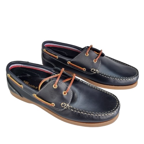 Pisable Zapatos de hombre en piel tipo náuticos Tallas 39 a la 46