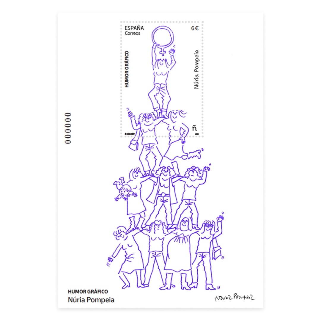 Hoja bloque Núria Pompeia