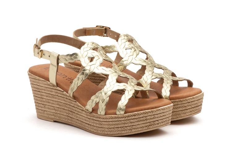 Sandalias Mujer Piel Grabado Trenzado Tallas 35 a la 41