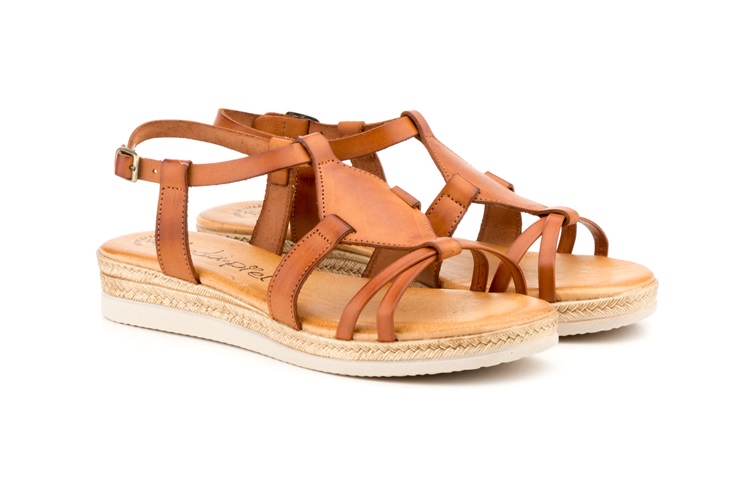 Sandalias Mujer Piel Cuero Tallas 36 a la 41