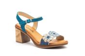 miniatura Sandalias Mujer Flores Tacón Tallas 36 a la 41