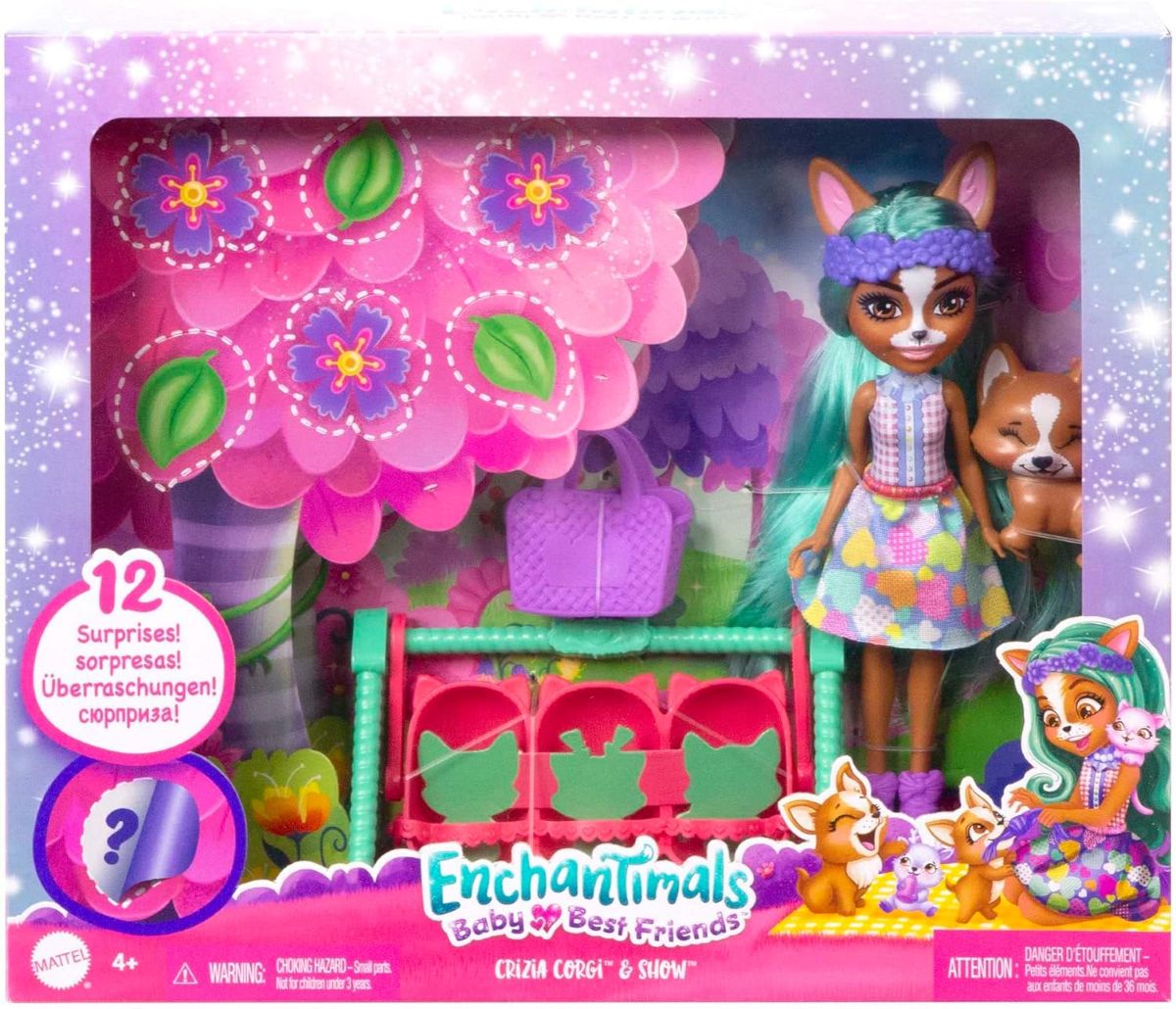 Enchantimals Baby BFFs Crizia Gorgi and Show de Mattel