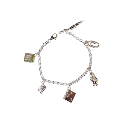 Pulsera Profesora de plata