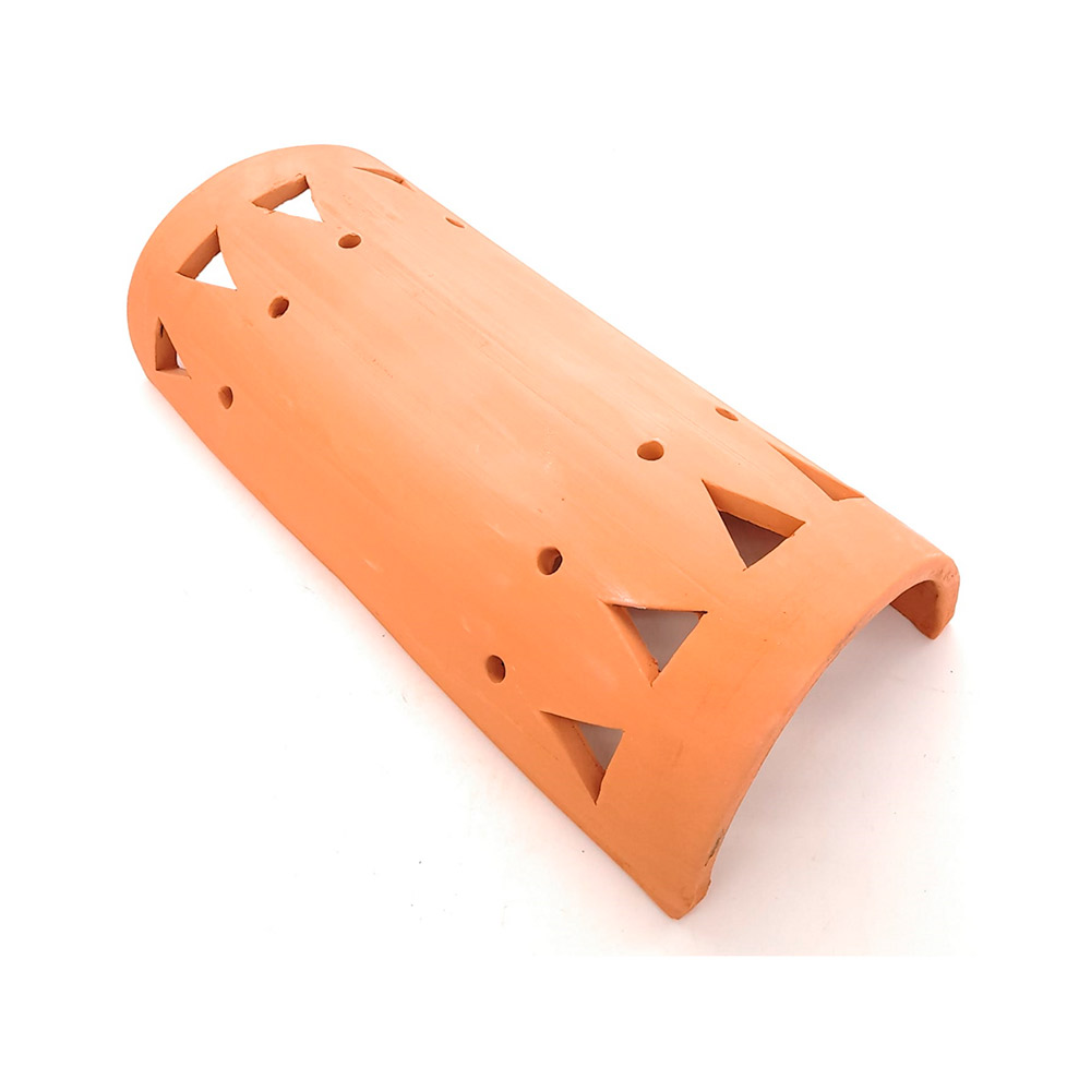 Aplique de pared teja triángulos para colgar barro natural