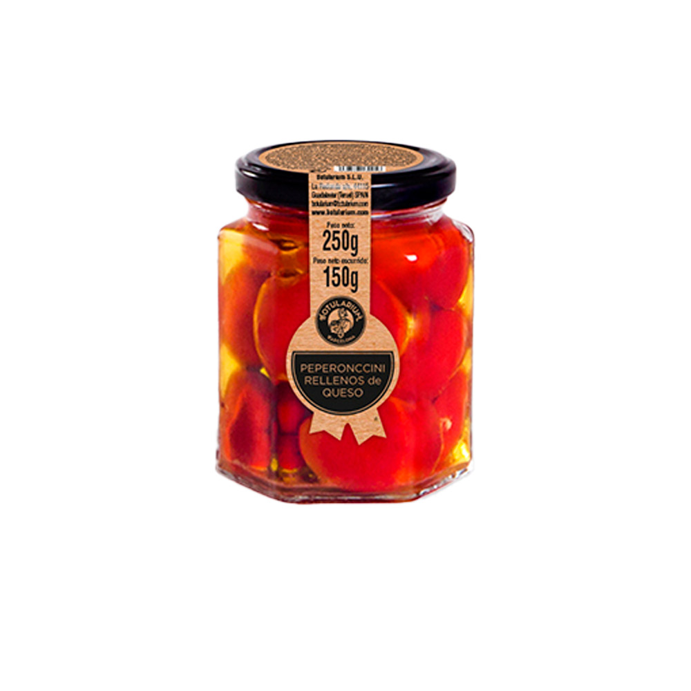 Pepperoncini rellenos de queso Botularium (pack de 2)
