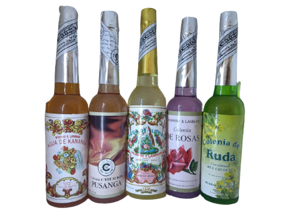 Agua de Florida Lote 5x Original 270, Ruda, Rosas, Pusanga y Kananga 221ml