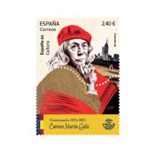 miniatura Detalle sello Carmen Martín Gaite