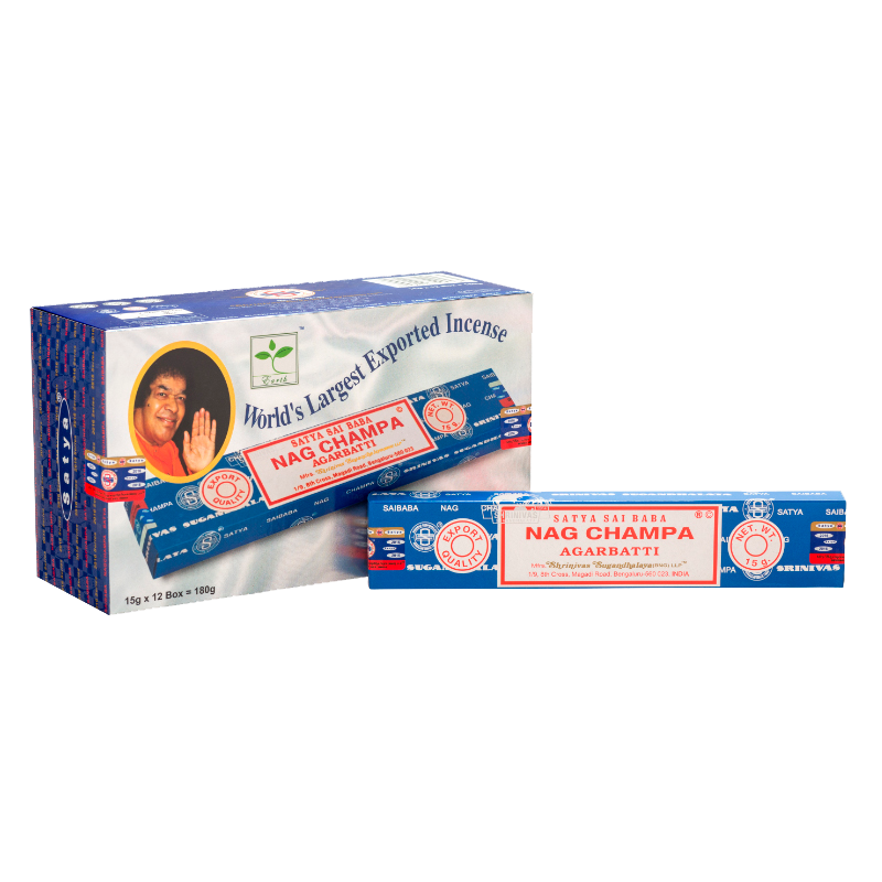 Incienso en varillas Nag Champa 12 cajitas x 15g 1