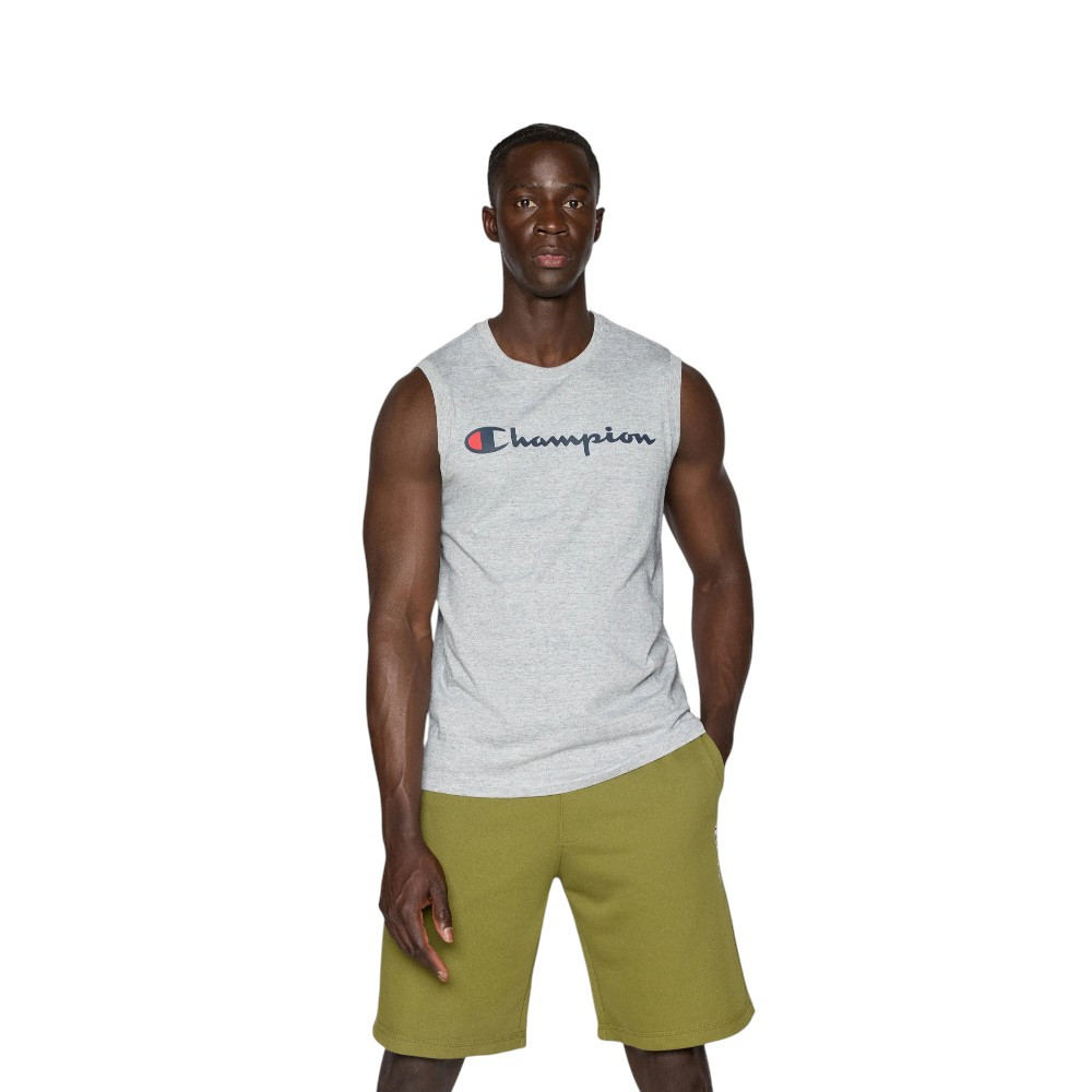 Imagen CAMISETA CHAMPION LEGACY SISA TANK GRIS 220778-EM021 HOMBRE SIN MANGAS