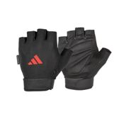 miniatura Imagen GUANTES ADIDAS ESSENTIAL ADJUSTABLE AEROREADY NEGRO ROJO ADGB-1241-NL FITNESS TRAINING
