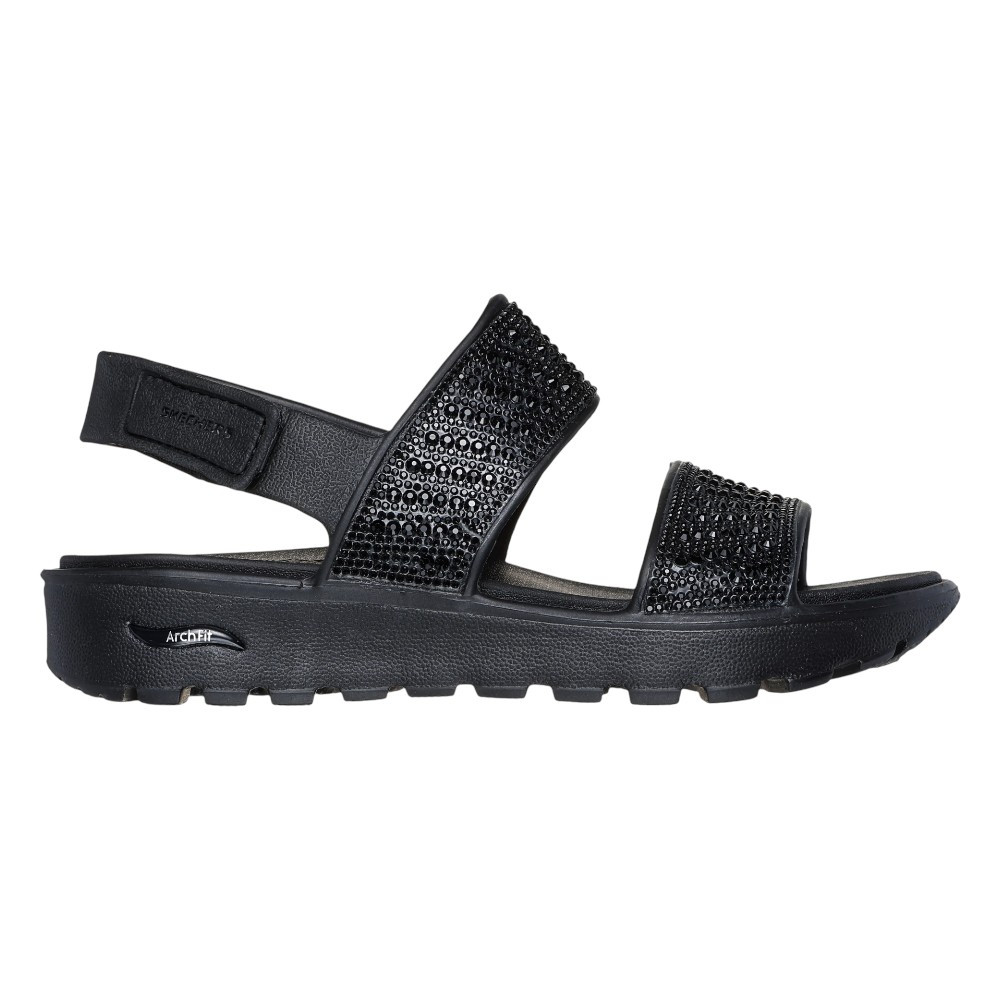 Imagen SANDALIAS SKECHERS ARCH FOOTSTEPS ENCHANT NEGRO 111531-BBK