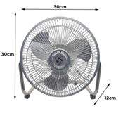 miniatura Ventilador 9″ de metal alta velocidad SA-909 3