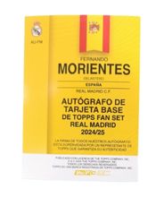 miniatura Fernando Morientes Autógrafo Original Real Madrid Fan Set 2024 2025 Topps 3