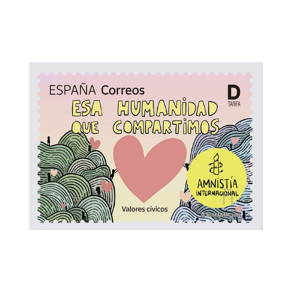 Amnistía Internacional sello Correos