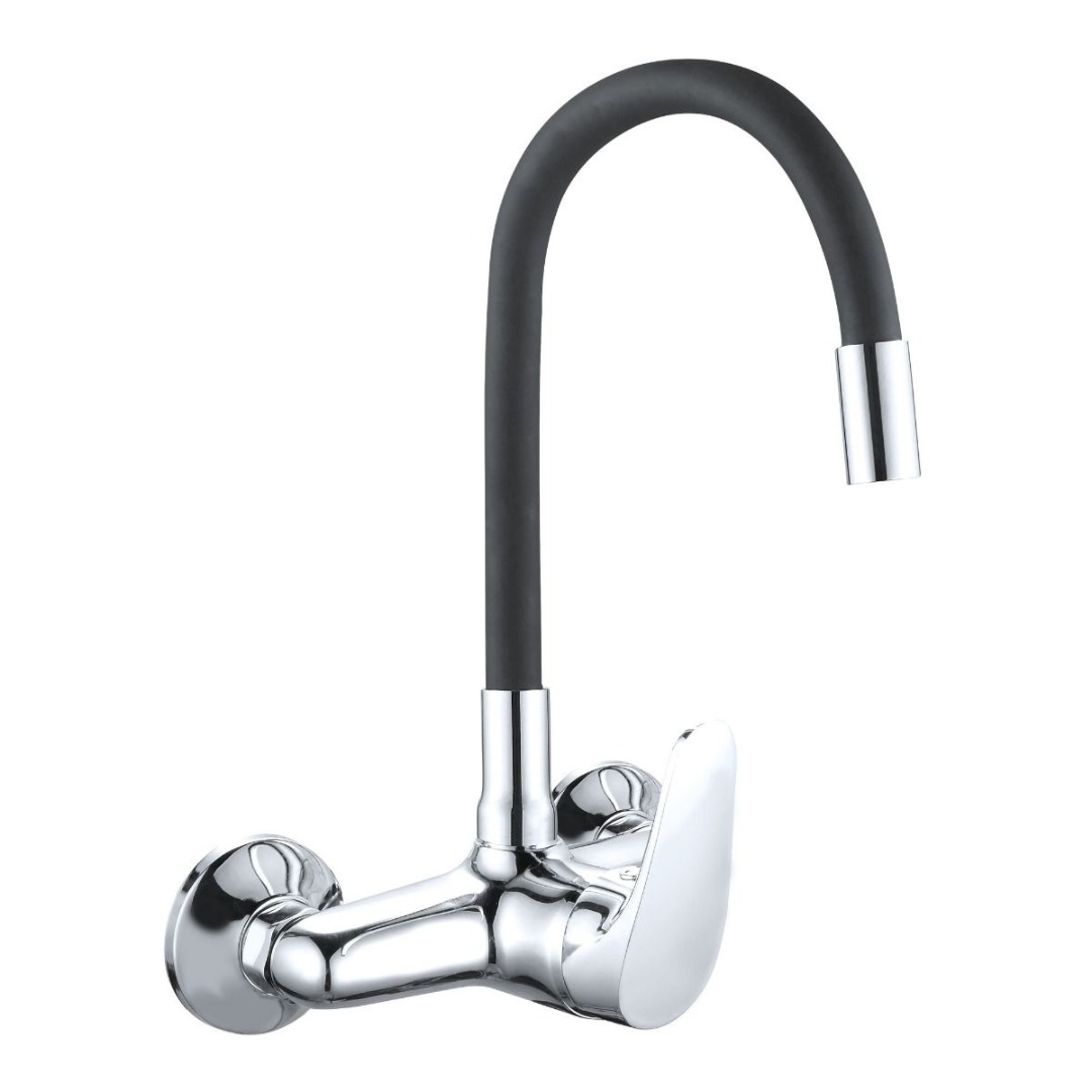 Monomando java fregadera mural goma flexible negro