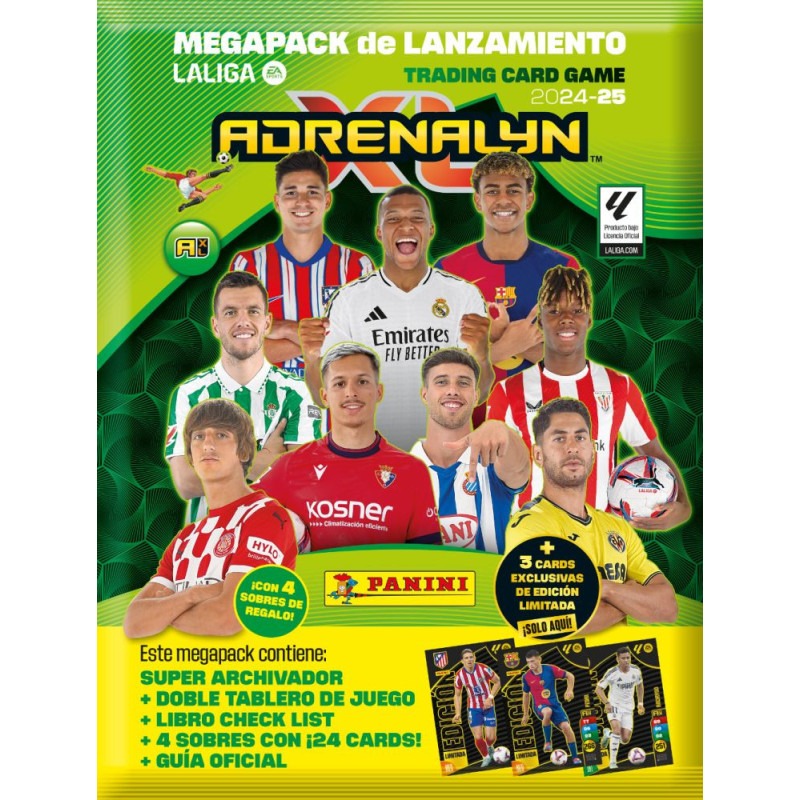 Megapack de Lanzamiento Adrenalyn XL La Liga EA Sports Panini 2024-25 1